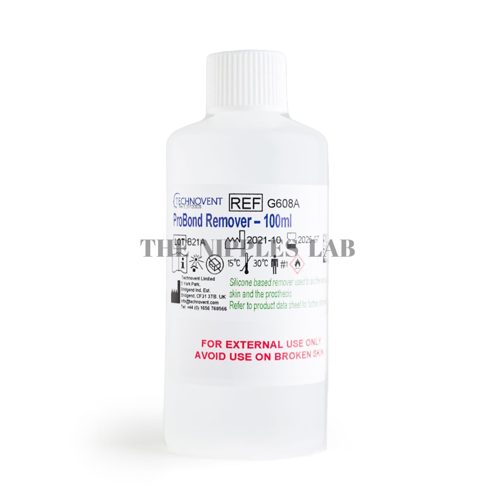Dissolvant médical Probond G608 · Retrait doux des prothèses silicone · 100 ml