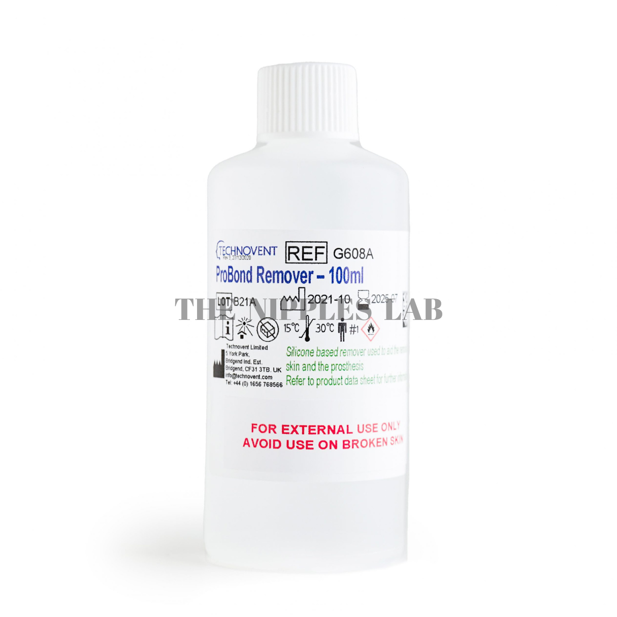 Dissolvant médical Probond G608 · Retrait doux des prothèses silicone · 100 ml